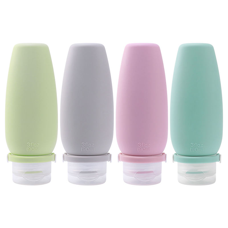 LXP-#01-T011 60ml 90ml Silicone Travel Bottle