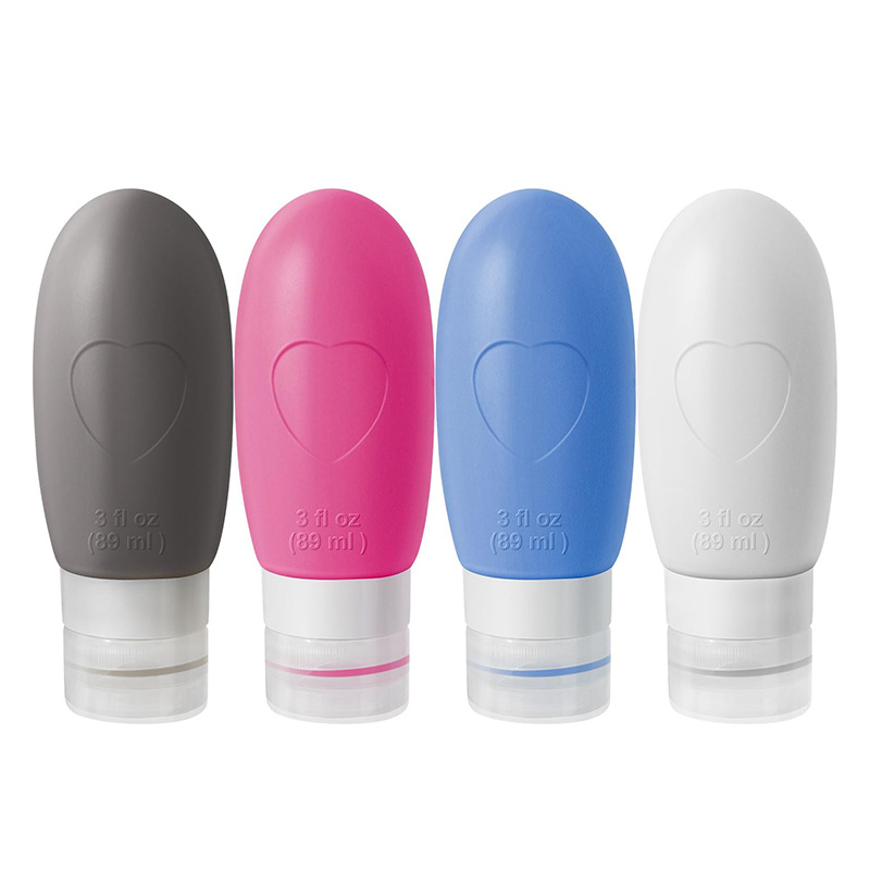 LXP-#023-T04 37ml 60ml 90ml Silicone Travel Bottle