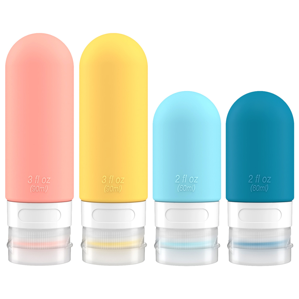 LXP-#40-T04 60ml 90ml Silicone Travel Bottle