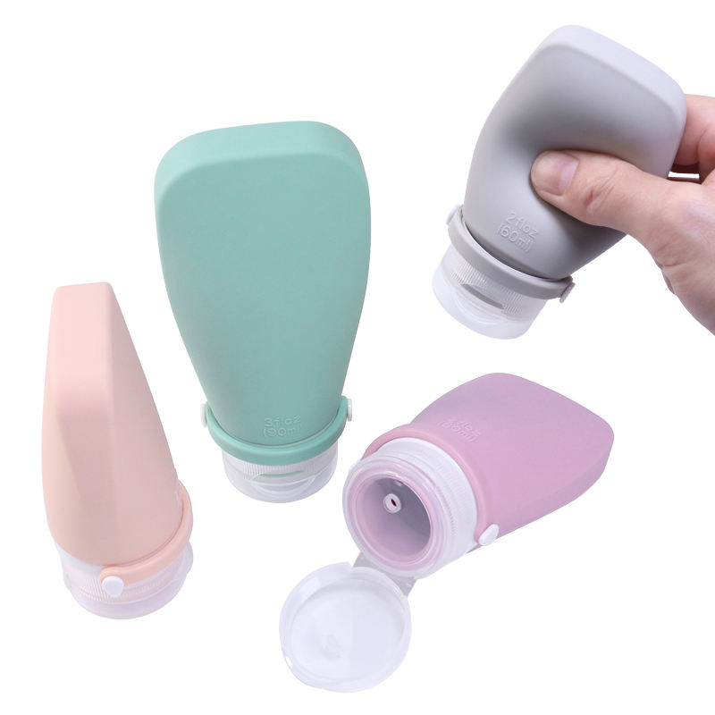 LXP-#01-T09 60ml 90ml Silicone Travel Bottle