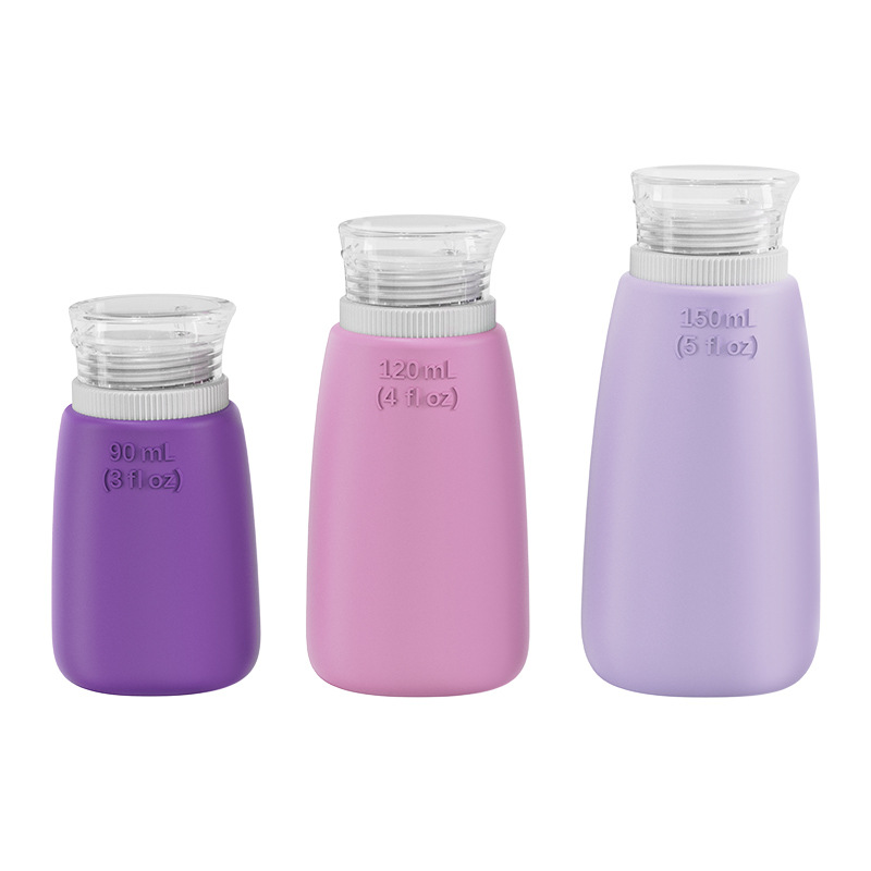 LXP-#04-T04 90ml 120ml 150ml Silicone Travel Bottle