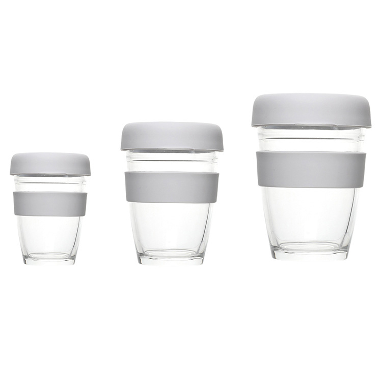 W0256001 8oz 12oz 16oz Glass Coffee Cup