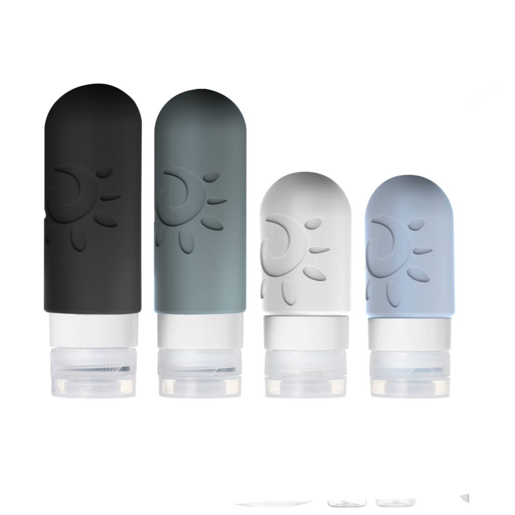 LXP-#035-T02 60ml 90ml Silicone Travel Bottle
